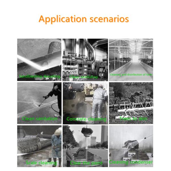 Струя воды очищая 50MPar приведенное насосом 22L/Min давления конкретной тележки корабля высокая