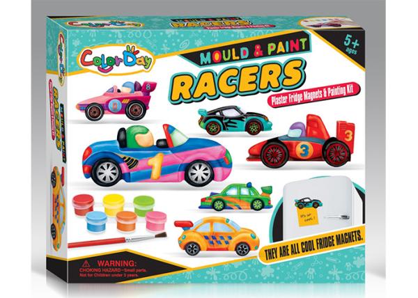 Safe Non - Toxic Plaster Coloring Toy Car For Child Age 5 12 Molds EN71  ASTM