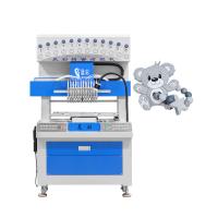 12 couleurs machine à distribuer des patchs en caoutchouc pour chaussures douces pour la fabrication de produits en silicone et en PVC