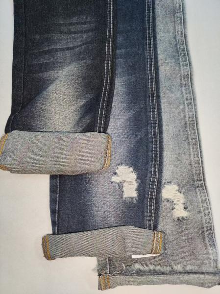 11.3oz Heavy Weight BLUE GRAY  Denim Fabric 78.6%Cotton For  Fashion  Jeans