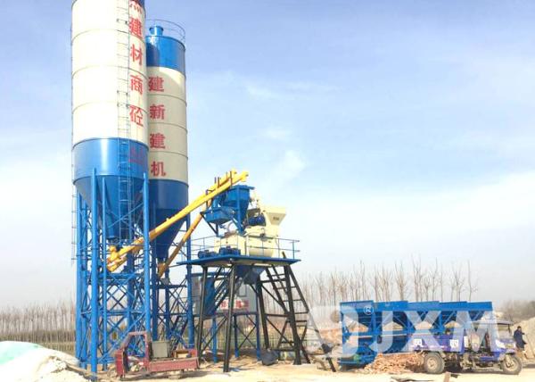 Stable Performance Stationary Batching Plant Batching And Mixing Of Concrete
