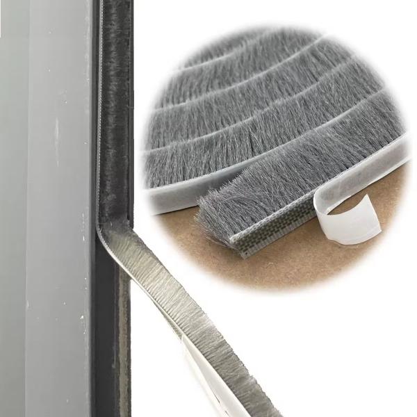 PP Material Weather Stripping Door Seal Brush Suitable for Aluminum Windows Gap Apartment