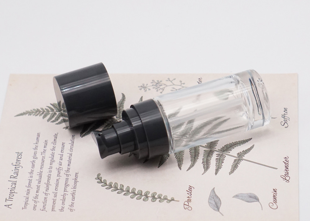 Лосьон бутылки 30ml учреждения цилиндра жидкостный косметический пустой стеклянный