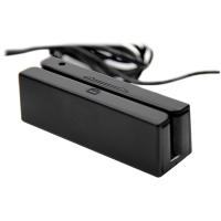 Leitor e gravador de cartão de tarja magnética manual 90 mm 3 trilhas Interface USB