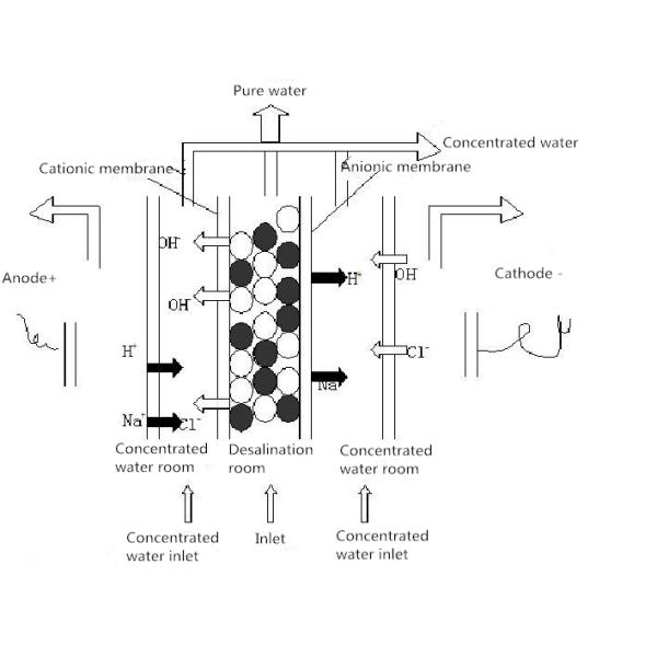 Ультра чистая водоочистка PLC 380V Electrodeionization