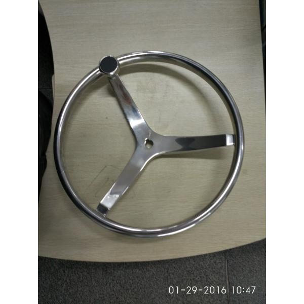 9 Spoke Polished Stainless Boat/Marine Steering Wheel/stainless steel steering wheel from China