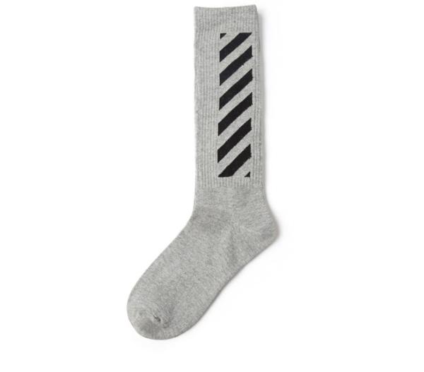 Anti Bacterial Trendy Mens Socks Sweat Absorbent For Outdoor Basketball Sport