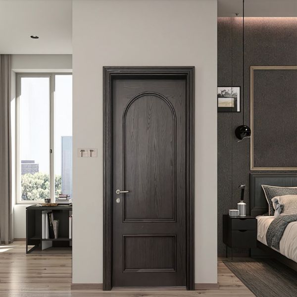 Waterproof Plywood Luxury Modern Interior Doors For Bedroom Villa