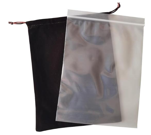 Large Brown Velvet Cremains Urn Bag for Human Ashes - for Use Inside The Urn - Size 10 X 12 (230 Cubic Inches Capacity) - Includes a Resealable PE Material Ashes Storage Bag