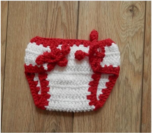 white red baseball baby hat cap underwear cotton handmade Baby Photography Prop costume
