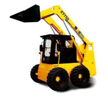 Road Maintenance Machinery Micro XT750 0.55m3 Bucket Skid Steer Loader