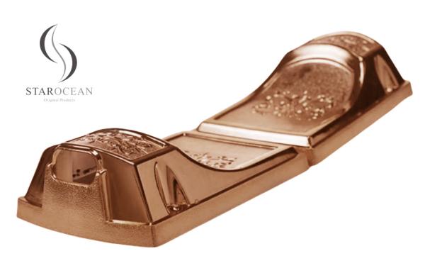 Material reciclado de bronze PP Corno de caixão Acessórios funerários Bronze 8# B