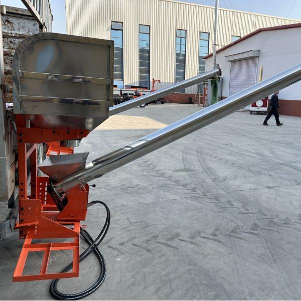 Electric Hydraulic Fertilizer Conveyor Feeder Machine Adjustable Speed