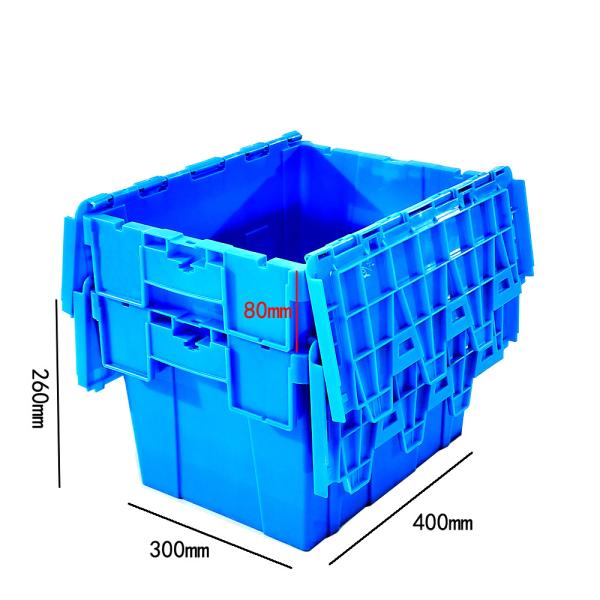 Déplacez vos marchandises en toute sécurité avec notre caisse de transport en plastique Taille interne 350*275*240mm