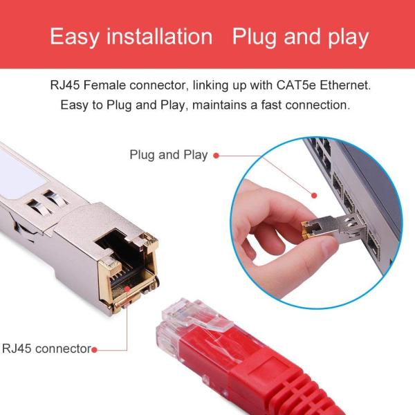 разъем-розетка 1,25 Гб приемопередатчика РДЖ45 волокна СФП длины волны 850нм/с