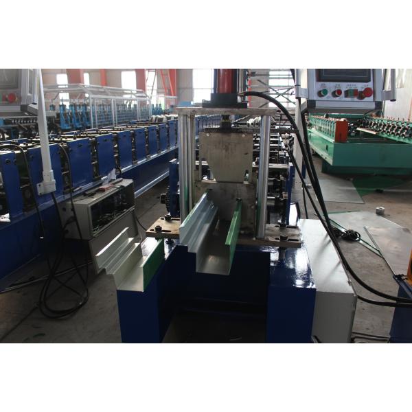 0.3-0.8mm Carbon Steel Chain Drive Down Pipe Forming Machine with Hydraulic Cutting
