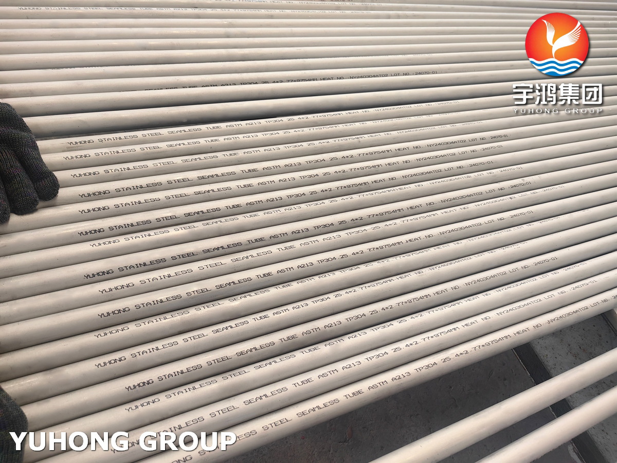 ASME SA213 TP304 Stainless Steel Seamless Tube For Boiler