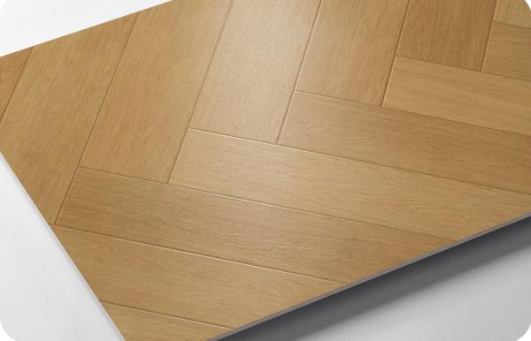 Carreaux écologiques 60x120cm et bois à l'intérieur du sol comme carreaux de porcelaine pour la cuisine