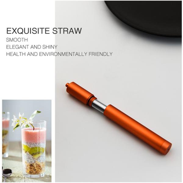 Bar Drinking 10.5 Stainless Steel Straws With Cleaner FDA Approved Reusable