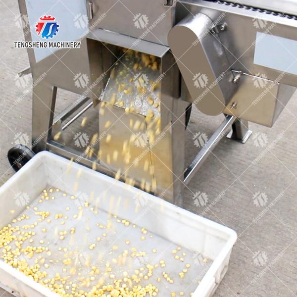 Descascamento fresco do milho de Machine Waxy Corn da debulhadora do milho 2.2KW de aço inoxidável