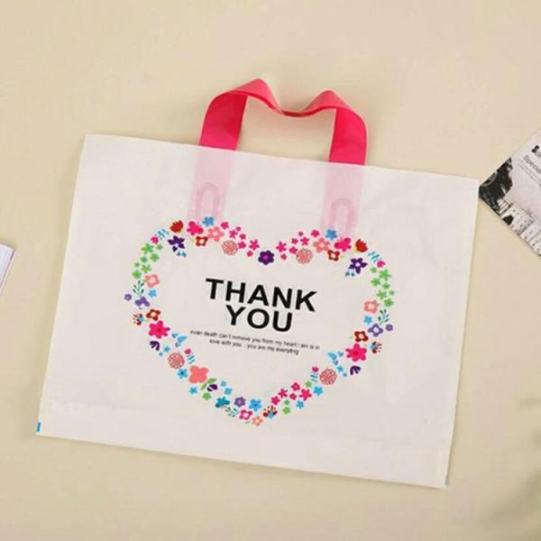 Retail Shopping Bag for Kids Customized Print Disposable Plastic Gift Bag with Handle Easy to Carry