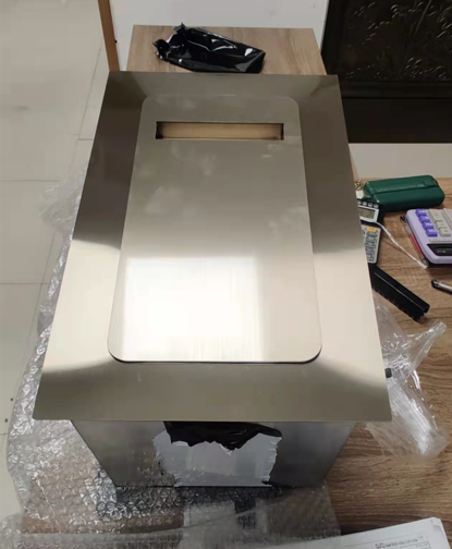 Нержавеющая сталь ледяной колодец для бара Молотный шампанский