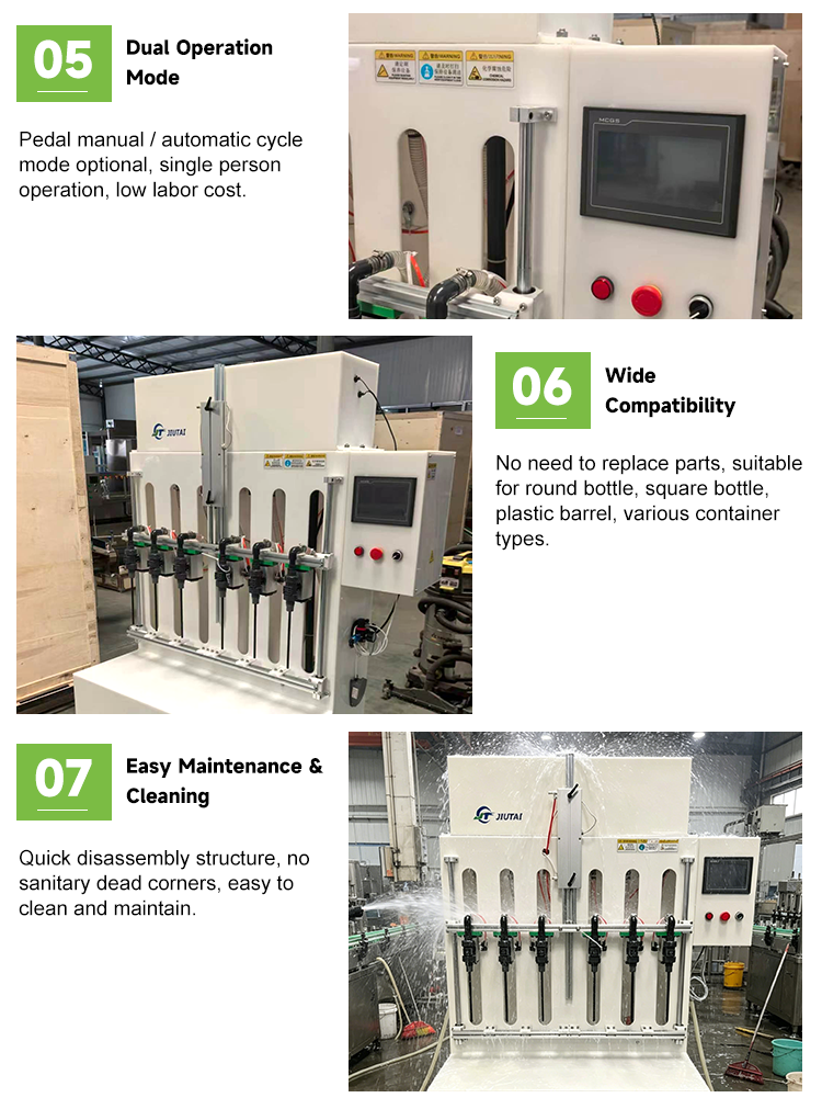 Laundry Detergent Household Cleaning Liquid Filling Machine Sem Auto Anti Corrosion Gravity Type