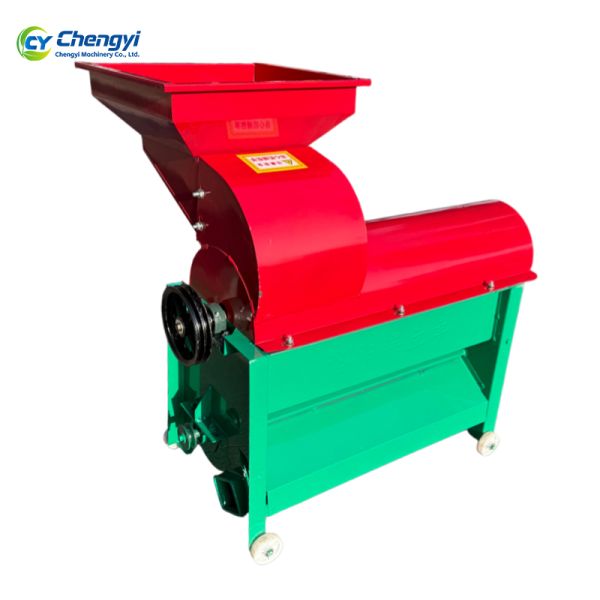 Heavy Duty Steel Hammer Corn Thresher Machine Maize Husker Stable Peeling Machinery For Agriculture