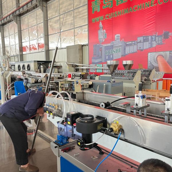 Plastic PE/PP Single Wall Corrugated Conduit Pipe Making Machine