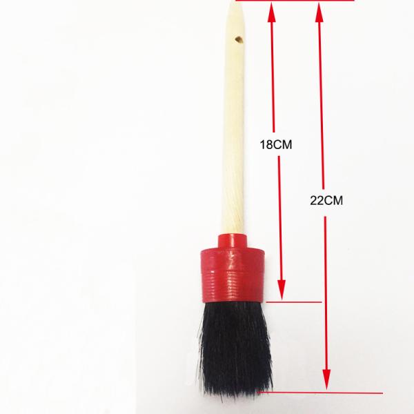 Wooden Handle Car Dust Cleaning Brush 22cm Scratch Free For Car Interior