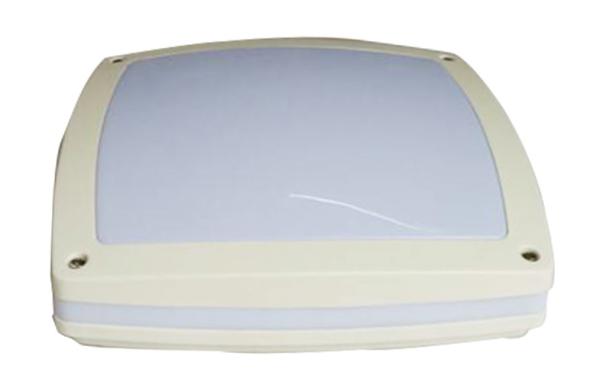 Square Shape White Bulkhead Outdoor Light , Led Bulkhead Wall Light Surface / Wall Mounted