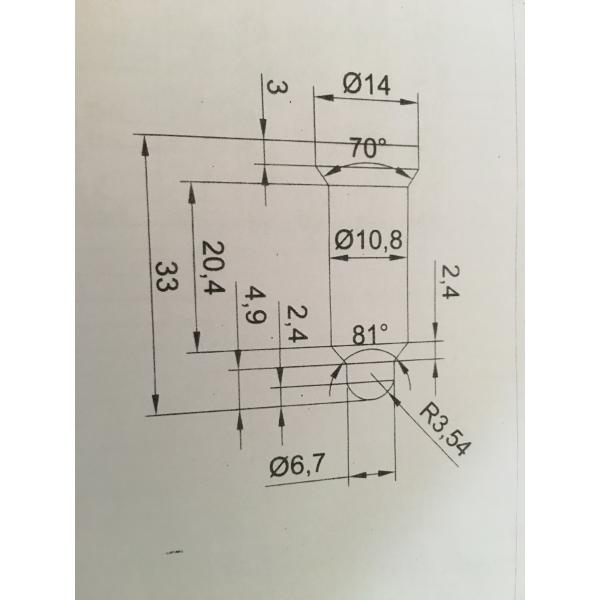 Высокопрочная керамическая белизна Пин положения нитрида кремния Си3Н4