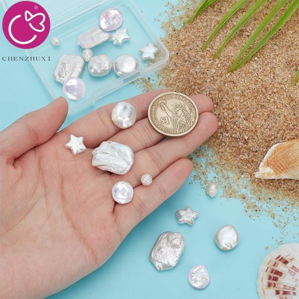 Jewelry 14-15mm Rectangle White Freshwater Pearl Necklace High Quality Natural Loose Pearls Wholesale Price