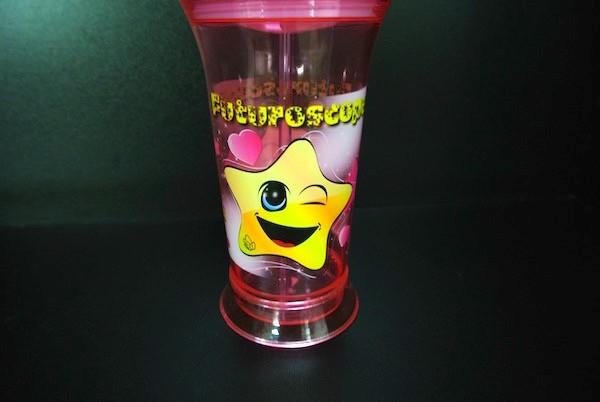Pink Star Style Cartoon CharacterDrinking Water Bottle 8.5 Inch  As Gift For Children Made By As