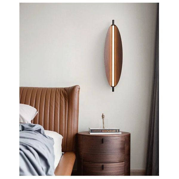 Bedside Stairway Corridor LED Light Long Strip Japanese Wood Grain wall lamp (WH-VR-137)