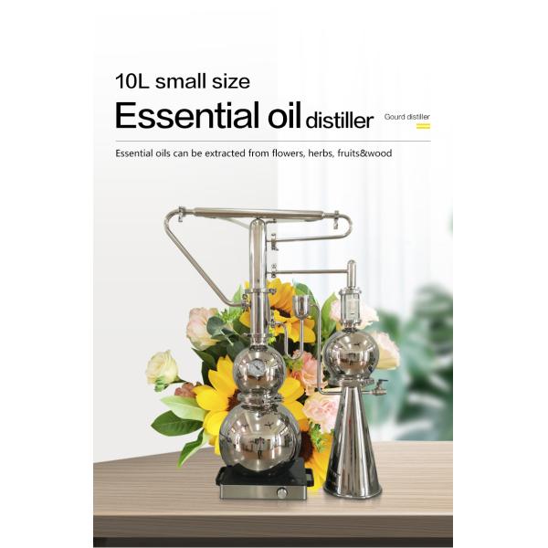 Easy to Lavender Oil Distiller Steam 10l/lemon Glass Essential Oil Distillation Extractor/machine Essential Oil 27.1 KG