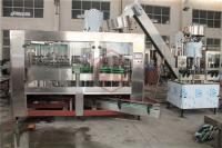 Rotary 3 In 1 Herbal Tea Glass Bottle Rinser Filler Capper Machine Full Automatic