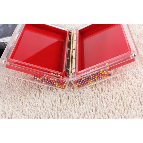 Fashion Style And Clear Acrylic Ladies Bags Clutch Evening Bag Free Sample