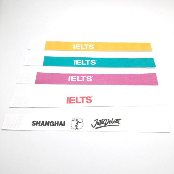 Non-Transferable Tyvek Paper Wristbands for Preventing Unauthorized Access