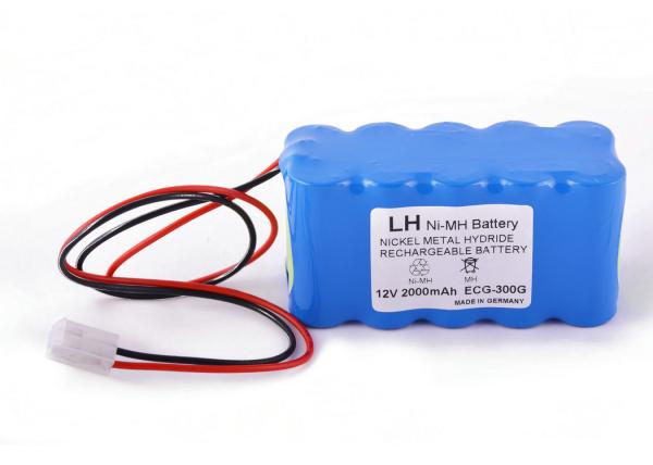 12V 2000mAh NI-MH ECG Battery For Biocare ECG-300G ECG-300 ECG-300A ECG-101 ECG-100