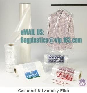 Poly Cover films on roll, laundry bag, garment cover film, films on roll, laundry sacks