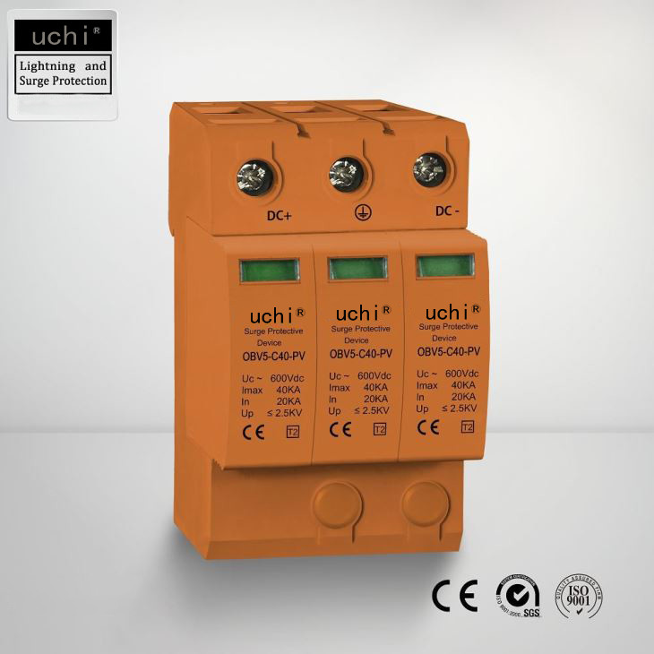 Предохранение от молнии уровня 2.5KV защиты для фотовольтайческой системы SGS одобрило