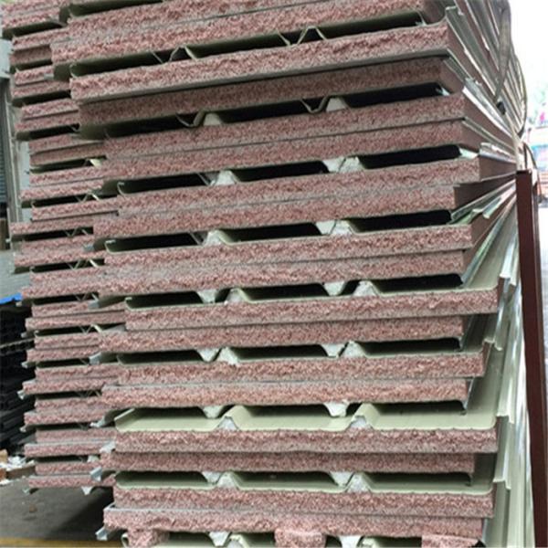economical and pratical 50mm color steel TPS roof panel roofing price list philippines