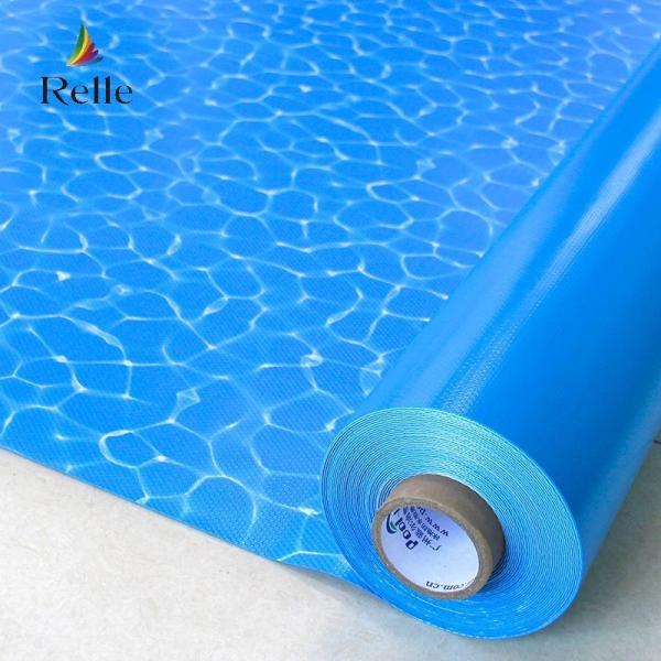 Waterproof Blue Mosaic Pool Liner 1.2mm 1.5mm Vinyl Liners For Inground Pools