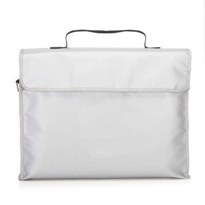 Extra Large Grey Fireproof Bag For Money / Laptop / Passport Storage
