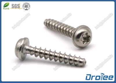 304/18-8 Stainless Torx Round Washer Head PT Thread-forming Screws for Plastic