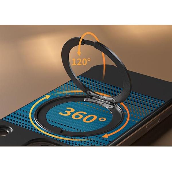 Customized Mobile Phone Case With Magnetic Aluminum Alloy Bracket, Bare Shell, Tpu Anti-Fall Wireless Charging, Suitable For Apple 17pm Mobile Phone Case