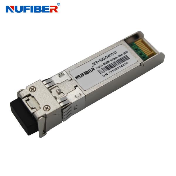 Duplex LC 10g Sfp+ Cwdm Transeiver 1470nm 1550nm RoHS Compliant