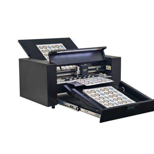 Anycut A3/A4 Sticker Label Cutting Plotter with Double Head Wheel Indentation Automatically Cutting