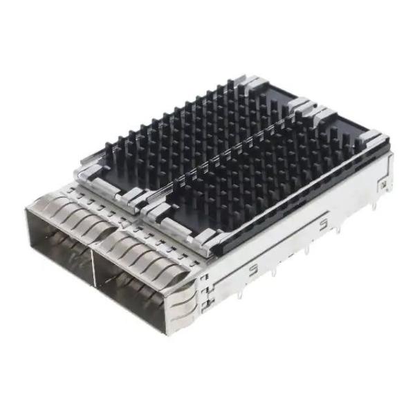 4-2170808-3 QSFP28/56 Cage Assembly Ganged 1x2 Configuration